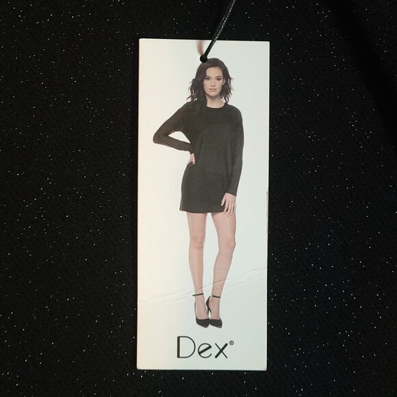 S | Dex | Starshade Metallic Stretch Evening Dress - Picture 3 of 8